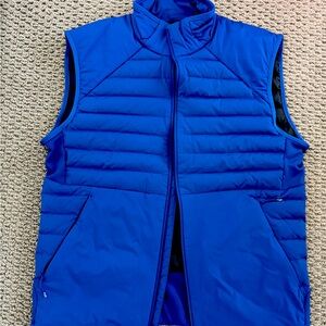 NWT Lululemon Men’s Down For It All Vest royal blue size M